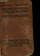 CASSELL'S MINIATURE FRENCH-ENGLISH ENGLISH-FRENCH DICTIONARY - BOVET F.F. - 0 - Woordenboeken, Thesaurus