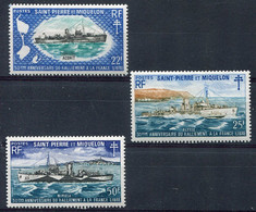 Saint Pierre Et Miquelon    414/416 *  Charnière à Peine Visible - Neufs