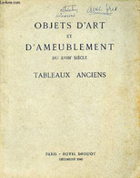 Objets D'art Et De Bel Ameublement Du XVIIIè Siècle. Tableaux Anciens. Gouaches, Dessins, Aquarelle. Objets De Vitrine. - Home Decoration