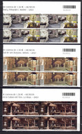 ESPAÑA 2021 ** MNH ED. 5466/5468 MUSEOS: POSTAL/TELEGRAFICO-MADRID, ARTE ROMANO-MERIDA Y CULTURA DEL VINO-LA RIOJA BL.4 - Unused Stamps