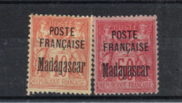 Madagascar _ (1895 ) Sage N° 18/19 - Autres & Non Classés