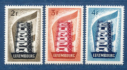 ⭐ Luxembourg - YT N° 514 à 516 ** - Neuf Sans Charnière - Grand Luxe - 1956 ⭐ - Nuovi
