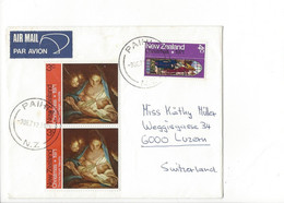 26937 - New Zealand Christmas The Holy Night Maratta 1971 Pour Luzern - Storia Postale