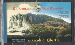 San Marino 2000 - Libretto 1700 Anni Fondazione             (g7461) - Postzegelboekjes