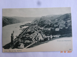 ALLEMAGNE DEUTSCHLAND GRUSS AUS OBERWESEL 1955 - Oberwesel