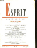 ESPRIT - CINEMA FRANCAIS - COLLECTIF - 1960 - Films