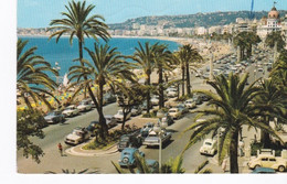 CPSM PF Nice Promenade Des Anglais 4CV, Peugeot 404, Simca Aronde Etc.... - Voitures De Tourisme