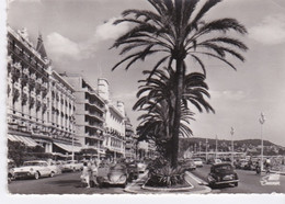 CPSM GF Nice Promenade Des Anglais  Simca Aronde, Coccinelle, Voiture Américaine Etc... - Passenger Cars