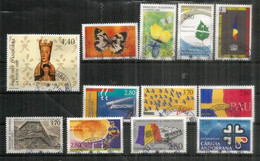 Année Complète ANDORRE 1995. 13 T-p Oblitérés Première Qualité. (Inclus EUROPA 1995 "Paix & Liberté") - Used Stamps
