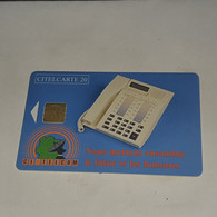 Ivory Coast-CI-CIT-0019/1)-telephone Nous-(4)-(20units)-(000181820)-(tirage-150.000)-used Card+1card Prepiad Free - Ivory Coast