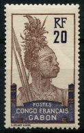 Gabon (1910) N 38 * (charniere) - Altri & Non Classificati