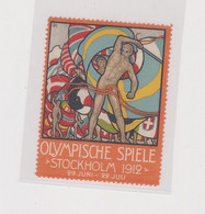 SWEDEN Poster Stamp OLYMPIC GAMES 1912 STOCKHOLM - Ete 1912: Stockholm