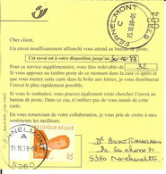 Document Envoi Taxé De FERNELMONT 1998 ( Très Bon état ) - Autres & Non Classés