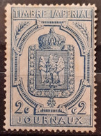 France  1868 Timbre Pour Journeaux N°8 * TB Cote 90€ - Kranten