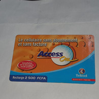 Ivory Coast-(CI-TEL-REF-0008A)-ACCESS One-(17)-(2.500f)-(9061-5424-2481)-used Card+1card Prepiad Free - Costa De Marfil