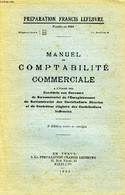 MANUEL DE COMPTABILITE COMMERCIALE, A L'USAGE DES CANDIDATS AUX CONCOURS DU SURNUMERARIAT DE L'ENREGISTREMENT DU SURNUME - Management