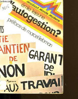 L'AUTOGESTION? - EMILE LEJEUNE. - 974 - Comptabilité/Gestion