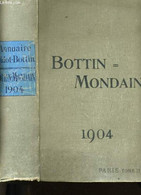 BOTTIN MONDAIN. ANNUAIRE DIDOT-BOTTIN. 1904. . TOME 2. - COLLECTIF. - 904 - Telefonbücher