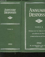 ANNUAIRE DEFOSSE - 2 TOMES - COLLECTIF - 1951 - Telefonbücher