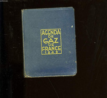 AGENDA DE GAZ DE FRANCE 1949. - COLLECTIF. - 949 - Agenda Vírgenes