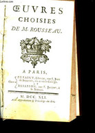 Oeuvres Choisies De M. Rousseau. - ROUSSEAU M. - 1741 - 1701-1800