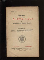 Revue Philomathique De Bordeaux Et Du Sud-Ouest N° 4 - COLLECTIF - 1899 - Limousin