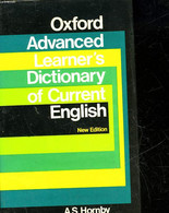 OXFORD ADVANCED LEARNER'S DICTIONARY OF CURRENT ENGLISH - HORNBY AS - 0 - Dictionnaires, Thésaurus