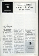L'Actualité à Travers Les Livres Et Les Revues. - MICHAUD Guy - 1972 - Agendas & Calendarios