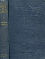 HARRAP'S SHORTER FRENCH AND ENGLISH DICTIONARY, PART I, FRENCH-ENGLISH - MANSION J. E. - 1953 - Diccionarios