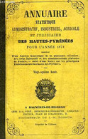 ANNUAIRE STATISTIQUE, ADMINISTRATIF, INDUSTRIEL, AGRICOLE ET JUDICIAIRE DES HAUTES-PYRENEES, POUR L'ANNE 1871 - COLLECTI - Telefonbücher