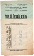 RIVISTA MEDICA - NOTE DI TERAPIA PRATICA - MARZO 1927 - Santé Et Beauté