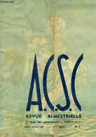 A.C.S.C., REVUE BIMESTRIELLE, N° 2, 25e ANNEE, MARS-AVRIL 1956 - COLLECTIF - 1956 - Moto