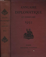 Annuaire Diplomatique Et Consulaire 1935 - COLLECTIF - 1935 - Annuaires Téléphoniques