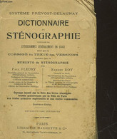 DICTIONNAIRE DE STENOGRAPHIE CONTENANT LES STENOGRAMMES GENERALEMENT EN USAGE AINSI QUE LE CORRIGE DU TEXTE DES VERSIONS - Management