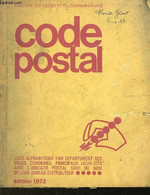 CODE POSTAL - COLLECTIF - 1972 - Telephone Directories