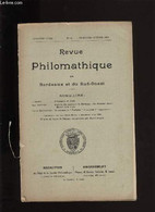Revue Philomathique De Bordeaux Et Du Sud-Ouest N° 5 - COLLECTIF - 1912 - Limousin