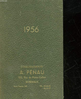 AGENDA DE BUREAU 1956 - COLLECTIF - 1956 - Agende Non Usate