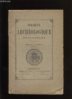 Société Archéologique De Bordeaux - Tome XVIII - Fascicule N° 1 - COLLECTIF - 1893 - Limousin