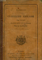 Eléments De La Grammaire Anglaise. - SIRET. - 0 - Englische Grammatik