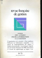 REVUE FRANCAISE DE GESTION N°73 - COLLECTIF - 1989 - Boekhouding & Beheer