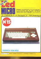 LED MICRO DE L'INITIATION A LA PRATIQUE DE L'INFORMATIQUE - N°15 - COLLECTIF - 1984 - Informatique