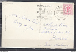 Postkaart Van Bouillon Naaar Koersel - 1951-1975 Heraldieke Leeuw