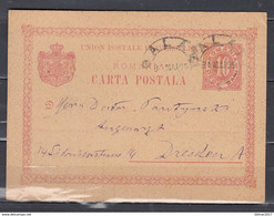 Carta Postala Van Galari Naar Dresden - Lettres & Documents