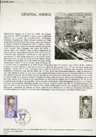 DOCUMENT PHILATELIQUE OFFICIEL N°12-74 - GENERAL KOENIG (1898 - 1970) (N°1796 YVERT ET TELLIER) - PHEULPIN J. - 1974 - Cartas & Documentos