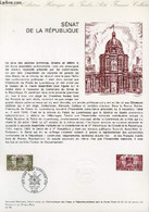 DOCUMENT PHILATELIQUE OFFICIEL N°16-75 - SENAT DE LA REPUBLIQUE (N°1843 YVERT ET TELLIER) - DECARIS - 1975 - Cartas & Documentos