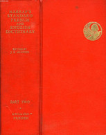 HARRAP'S STANDARD FRENCH AND ENGLISH DICTIONARY, PART II, ENGLISH-FRENCH - MANSION J. E. & ALII - 1977 - Dizionari, Thesaurus