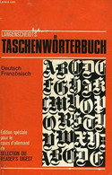 LANGENSCHEIDT, DICTIONNAIRE DE POCHE DES LANGUES FRANCAISE ET ALLEMANDE, ALLEMAND-FRANCAIS - WILHELM Dr KURT - 1973 - Atlanten