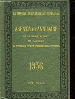 LE MONDE JUDICIAIRE ET NOTARIAL - AGENDA ET ANNUAIRE DE LA MAGISTRATURE, DU BARREAU, DU NOTARIAT, DES OFFICIERS MINISTER - Agendas Vierges