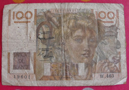 France. 100 Cent Francs Jeune Paysan. 04/09/1952. état D'usage - 100 F 1945-1954 ''Jeune Paysan''