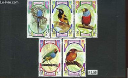 Collection De 5 Timbres-poste Oblitérés, De Ras Al Khaima (Emirats Arabes Unis). Série : Oiseaux. - TIMBRE-POSTE - 0 - Philatélie Et Histoire Postale